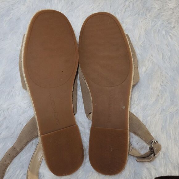 Sole Society Women’s Dolven Dune Cow Suede Back Strap Sandals Size 9 - Picture 6 of 6